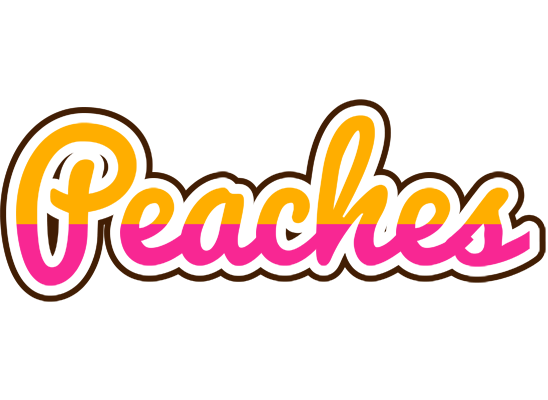 Peaches smoothie logo