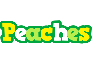 Peaches soccer logo