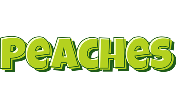 Peaches summer logo