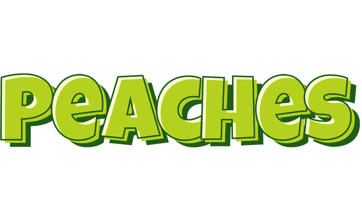 Peaches summer logo