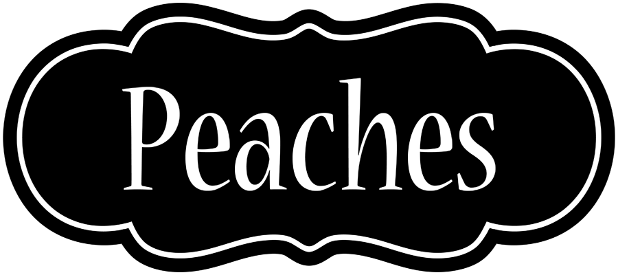Peaches welcome logo