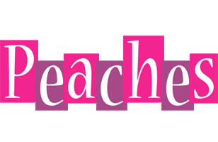 Peaches whine logo