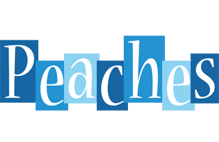 Peaches winter logo