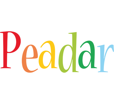 Peadar birthday logo