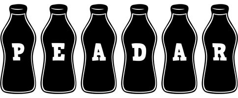 Peadar bottle logo