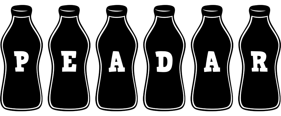 Peadar bottle logo