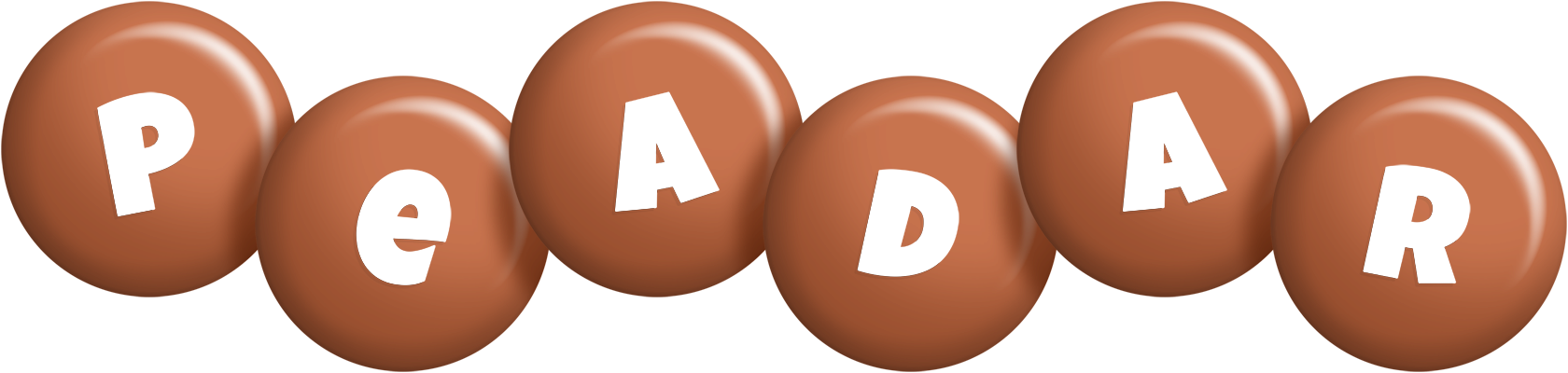 Peadar candy-brown logo