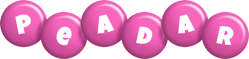 Peadar candy-pink logo