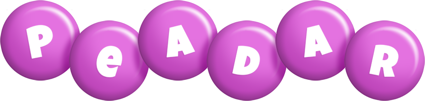 Peadar candy-purple logo