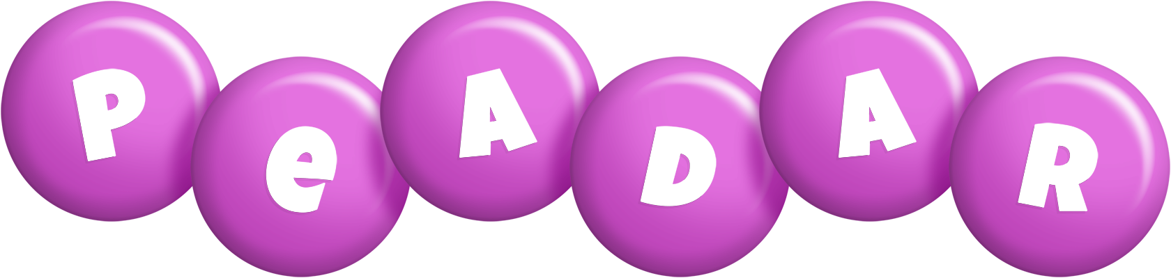 Peadar candy-purple logo