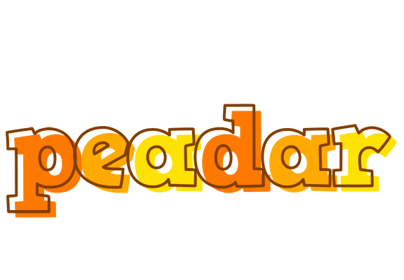 Peadar desert logo