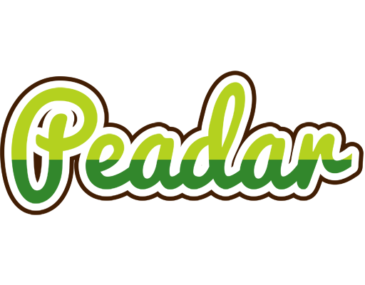 Peadar golfing logo