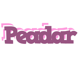 Peadar relaxing logo