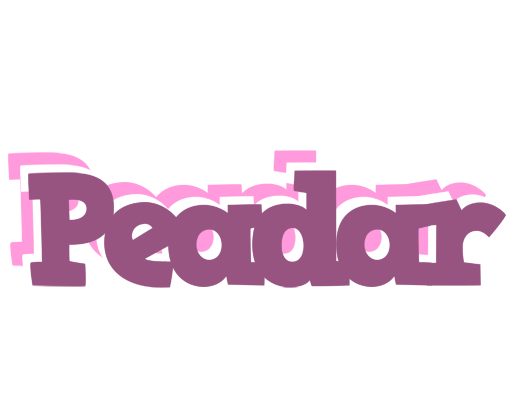 Peadar relaxing logo