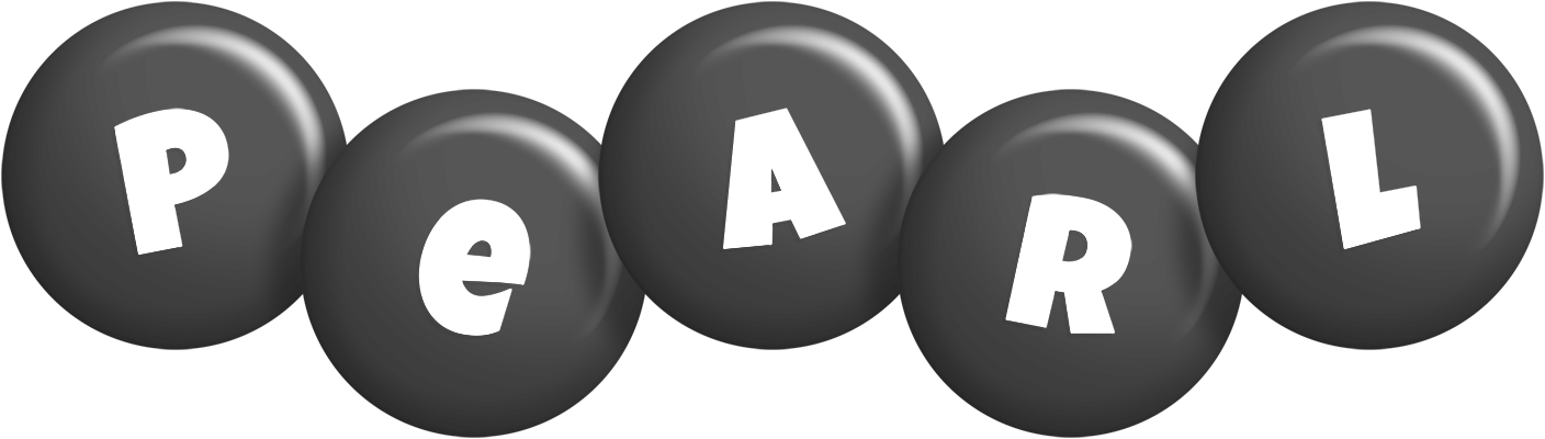 Pearl candy-black logo