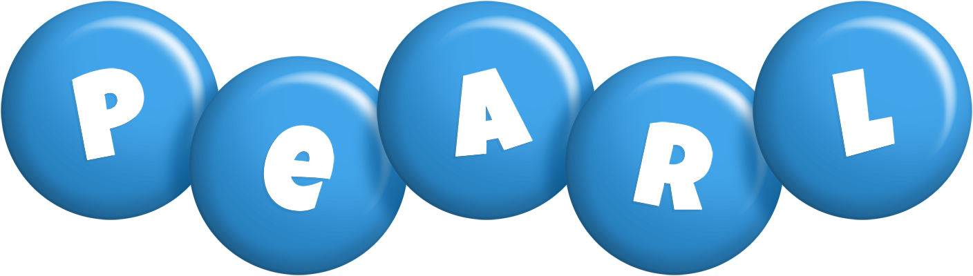 Pearl candy-blue logo