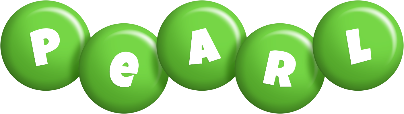 Pearl candy-green logo