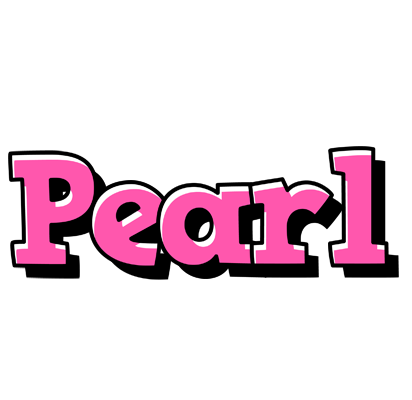 Pearl girlish logo