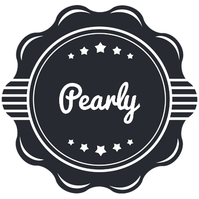 Pearly badge logo