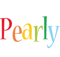 Pearly birthday logo