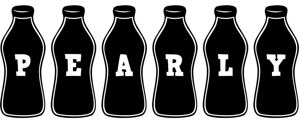 Pearly bottle logo