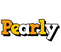 Pearly cartoon logo