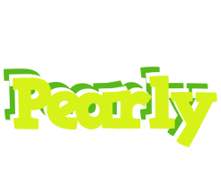 Pearly citrus logo