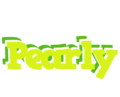 Pearly citrus logo