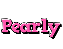 Pearly girlish logo