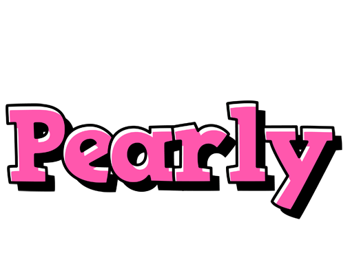 Pearly girlish logo