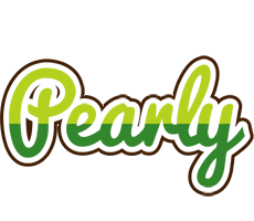 Pearly golfing logo