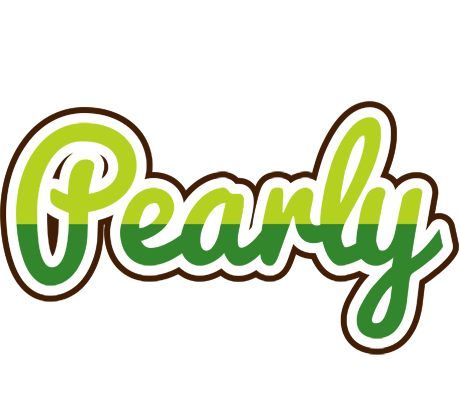 Pearly golfing logo