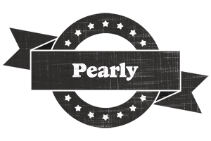 Pearly grunge logo