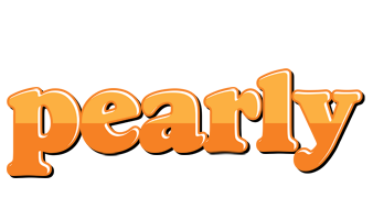 Pearly orange logo