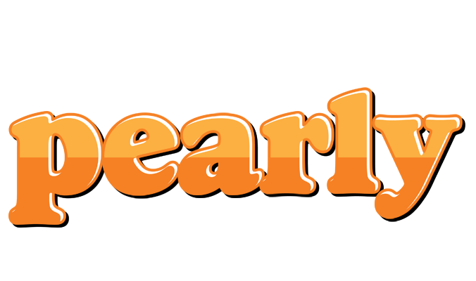 Pearly orange logo