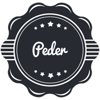 Peder badge logo