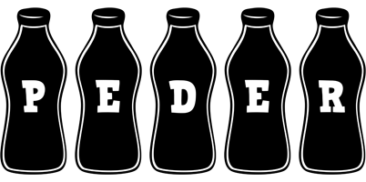 Peder bottle logo