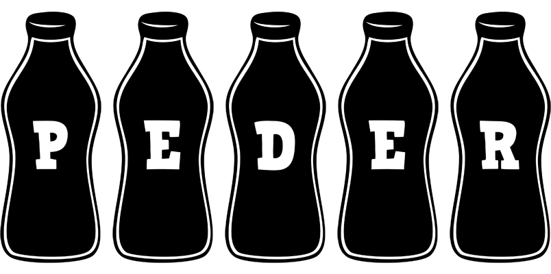 Peder bottle logo
