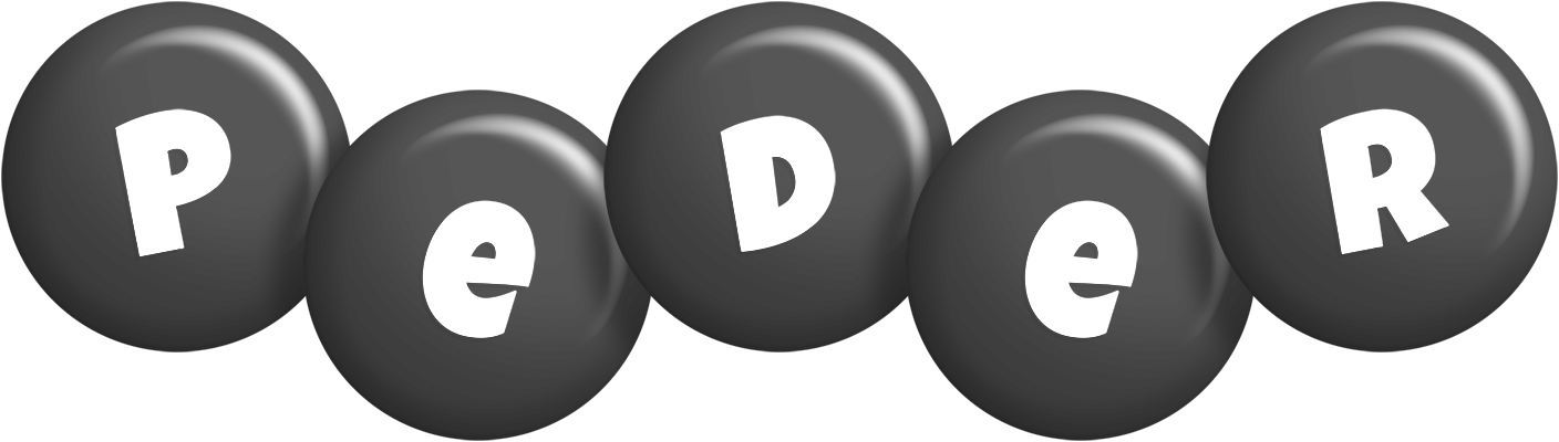 Peder candy-black logo