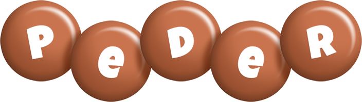 Peder candy-brown logo