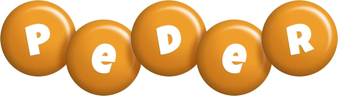 Peder candy-orange logo