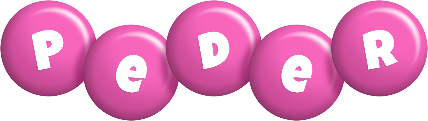 Peder candy-pink logo