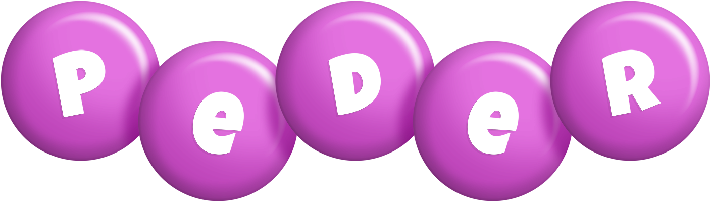 Peder candy-purple logo