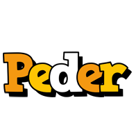 Peder cartoon logo