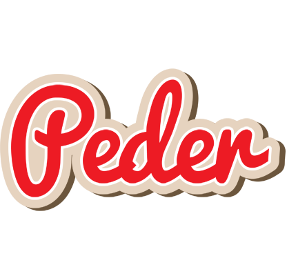 Peder chocolate logo