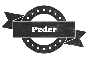 Peder grunge logo