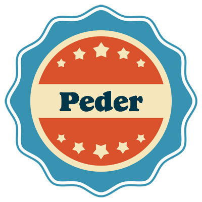 Peder labels logo
