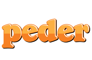 Peder orange logo