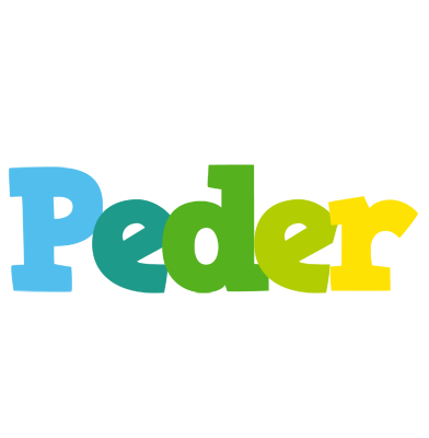 Peder rainbows logo
