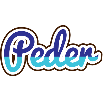 Peder raining logo